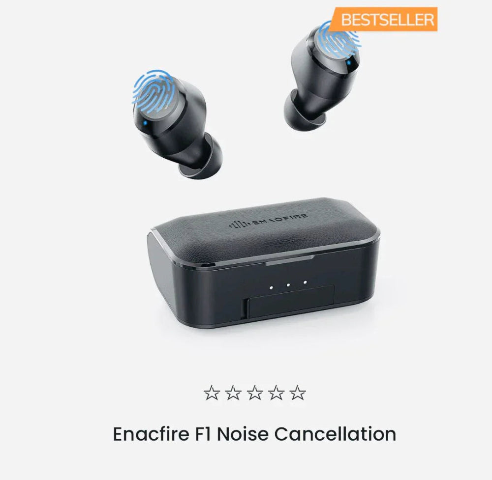Enacfire F1 Wireless Earbuds with 2600mAh Power Bank - Smart Gadget Hub