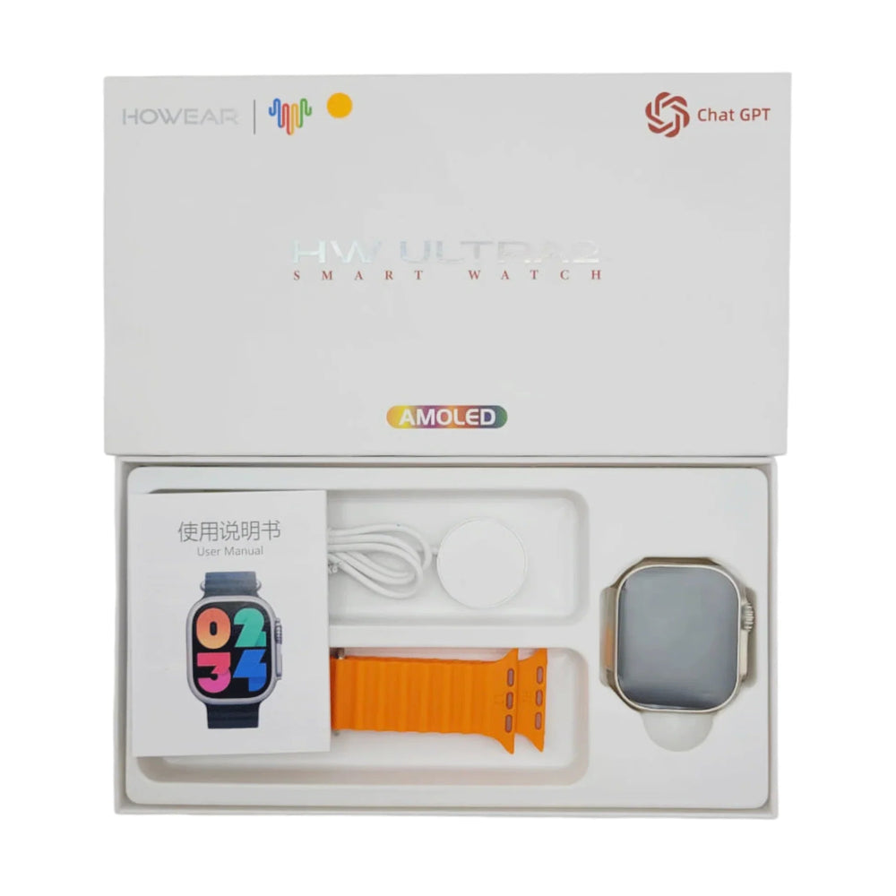 HW Ultra 2 Smart Watch with Amoled Display - Android Smart Watch - Smart Gadget Hub