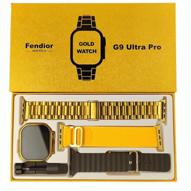 G9 Ultra Pro Smart Watch - Gold Edition